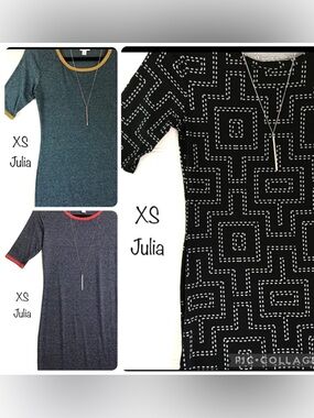 Lot of 3 LuLaRoe Julia Midi Dress’s all BRAND NEW NWT - G2